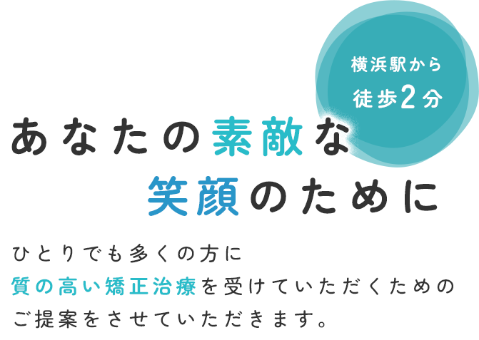 あなたの素敵な笑顔のために